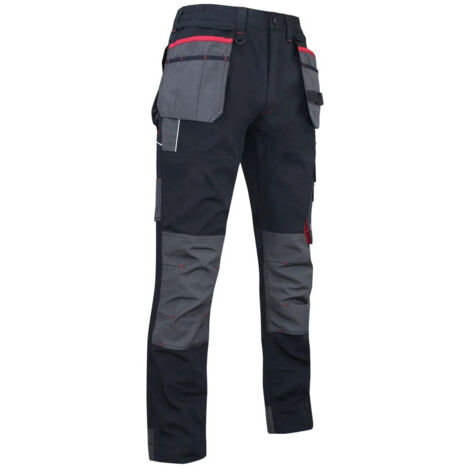 Pantaloni Minerai con tasche estraibili LMA Nero - S.44 - 1378 T44