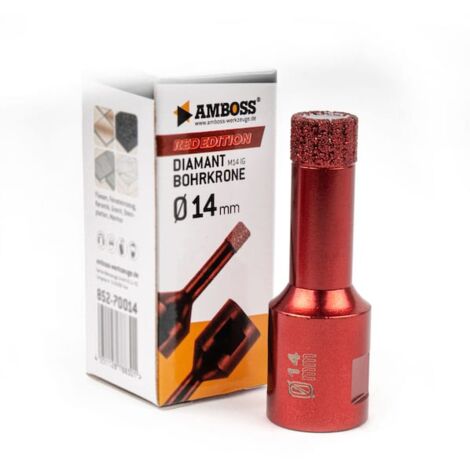 Staleks Diamant-Nagelbohrer 'Flamme' – 1,4 Mm Durchmesser, 8 Mm Kopf, Edelstahl, Mittlere Körnung
