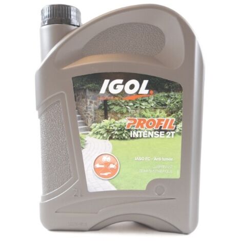 Huile 2 temps pour moteurs 2 temps – 2 litres – Antifumée et anticorrosion – Norme ISO-L-EGD et JASO FC-API TC – Igol