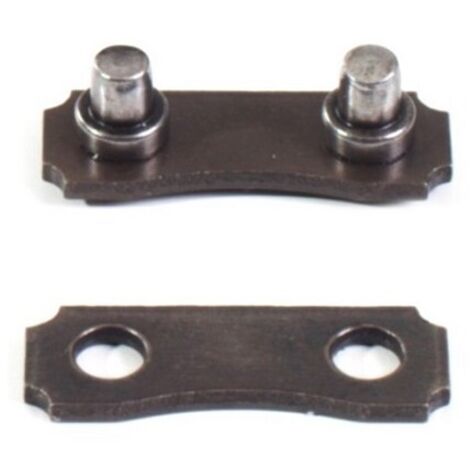 Maillons d'attaches pour chaîne tronçonneuse 3/8 063 (1.6mm) – Lot de 10 maillons femelle et male – Pour coupe précise et nette