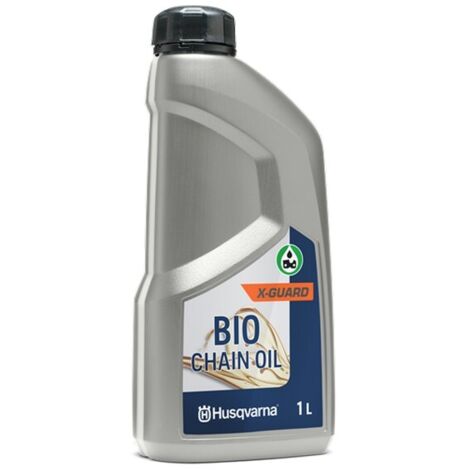 Husqvarna – Huile de chaîne biodégradable 5L – Lubrification supérieure pour tronçonneuse – Optimisée contre la corrosion – Écolabel européen
