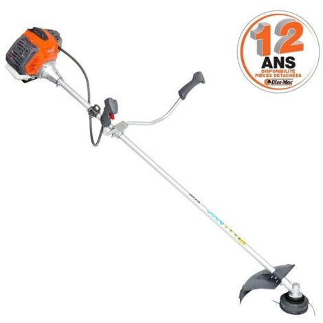 Oleo Mac – Débroussailleuse thermique 40cm³ BCH400T – Puissance 1.5kW – Tête nylon Tap'N'Go EVO 130mm – Harnais double pour confort