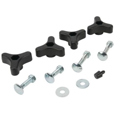 Kit visserie jaune pour tondeuse Stiga – Fixation guidon inférieur – Compatible modèles Collector et Combi – Remplacement pièce d'origine – Mac Allister