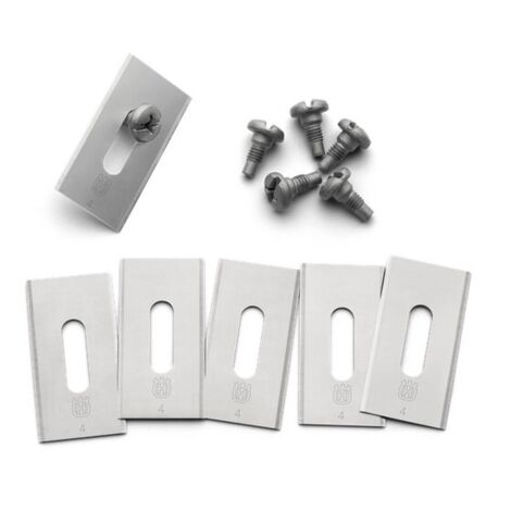 Husqvarna – Jeu de 6 lames endurantes pour tondeuse robot – Compatible AM 320/330X/230ACX – Durée de vie 2x supérieure – Coupe nette et précise