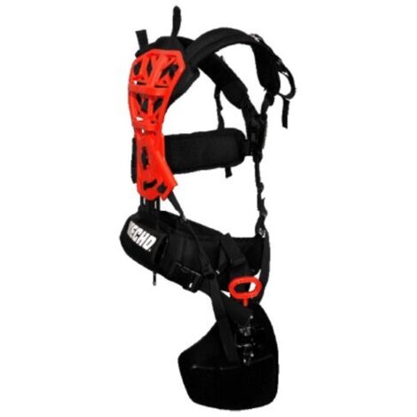 Echo – Harnais débroussailleuse ergonomique pro – Bretelles rembourrées – Ceinture réglable – Platine dorsale ajustable pour confort prolongé