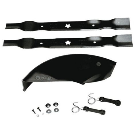 Kit mulching pour tracteur tondeuse – Compatible avec modèles éjection latérale 107cm – Accessoire pour tondeuse – Pièce d'origine – Bernard Loisirs