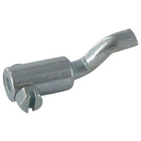 Embout acier câble à visser forme Z – Accessoire pour gaine électrique ICTA – Convient pour câbles jusqu'à 2.5 mm – Température maximale de fonctionnement élevée