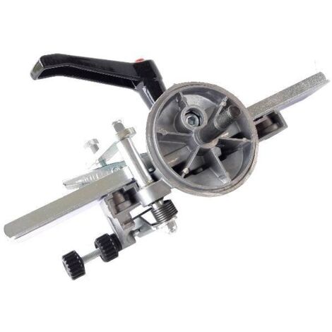 Étau d'affûtage pour taille-haies – Compatible affûteuses Jolly et Compact – Meule 145x22.2mm – Pour lames simples et doubles – Tecomec (1/4)