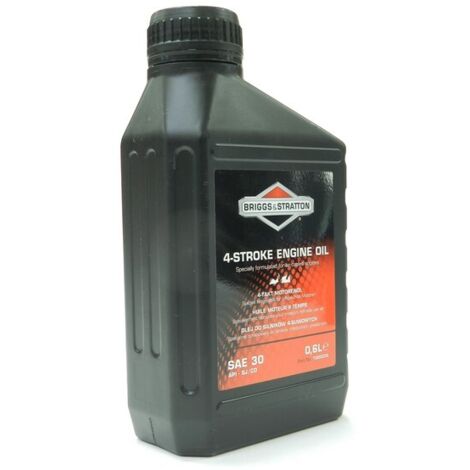 Huile moteur 4 temps SAE30 0.6L – Anti-usure, anti-oxydation, anti-mousse – Pour moteurs Briggs & Stratton et Tecumseh