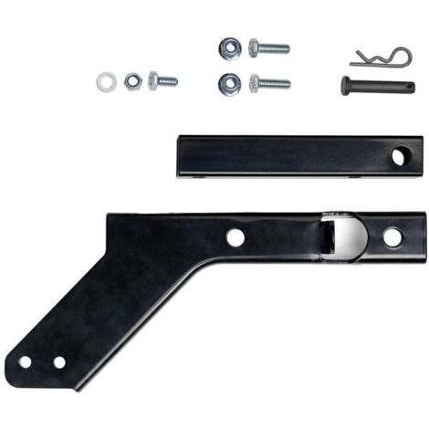 MTD – Crochet attelage pour tondeuse Cub Cadet LT – Métal noir – Compatible avec modèles LT1 NR92, LT2 NR92, LT3 PR105 – Accessoire ramassage