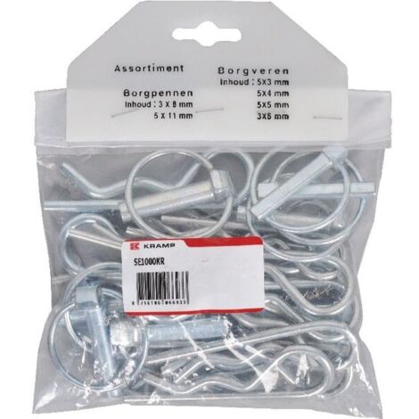 Pack de goupilles de sécurité 8/11 mm et bêta simples 3/4/5/6 mm – 21 pièces pour fixation précise – Qualité professionnelle
