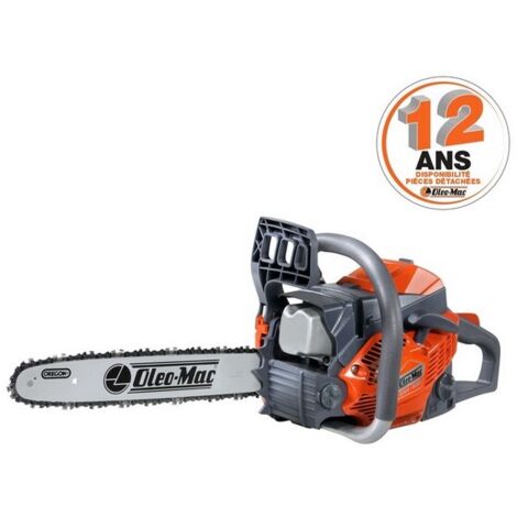 Oleo Mac – Tronçonneuse thermique GSH400 – Longueur de guide 41 cm – Cylindrée 38.9 cm³ – Démarrage Easy-On – Système anti-vibrations