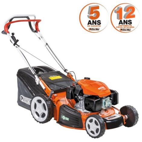 Oleo Mac – Tondeuse thermique 4 en 1 pour jardins jusqu'à 2000m² – Moteur 196cm³ – Largeur de coupe 51cm – Autotractée – Hauteur de coupe réglable (1/2)