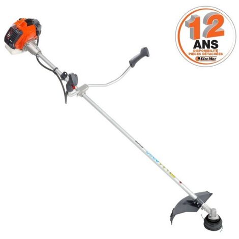 Oleo Mac – Débroussailleuse thermique 25.4cm³ – Moteur 0.9kW – Tête nylon Tap'N'Go 110mm – Disque 3 dents 255mm – SKU BCH250T
