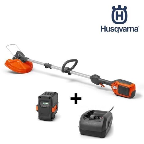 Husqvarna – Pack coupe-bordure à batterie 36V – Autonomie 1h avec batterie 40-B140 – Moteur sans balais – Tête R25B avec système Auto Feed (1/5)