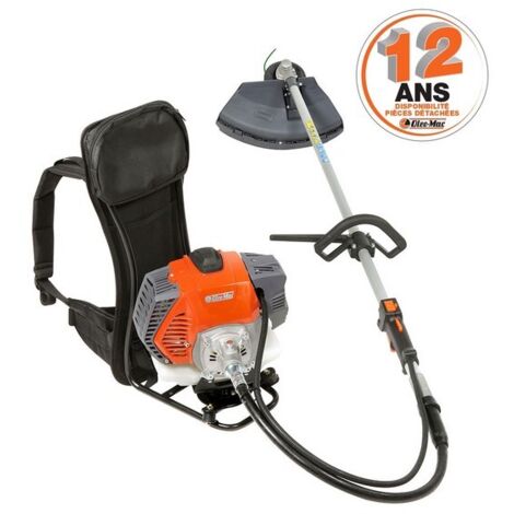 Oleo Mac – Débroussailleuse thermique 40 cm³ BCH400BP – Puissance 1.5 kW – Tête nylon Tap'N'Go 130 mm – Harnais dorsal double