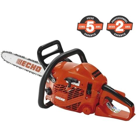 Echo – Tronçonneuse thermique 30.5 cm³ – Longueur guide 35 cm – Moteur 2 temps – Démarrage assisté ES-start – Pour élagage professionnel