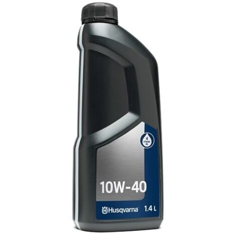 Huile moteur 4 temps 10W40 1.4L – Lubrification optimale pour moteurs Husqvarna – Démarrage facile à basse température (1/2)