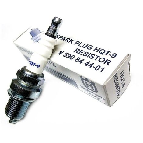 Husqvarna – Bougie d'allumage HQT-9 pour moteurs 4 temps – Culot M14*1.25 – Longueur filetage 19mm – Résistance à la corrosion