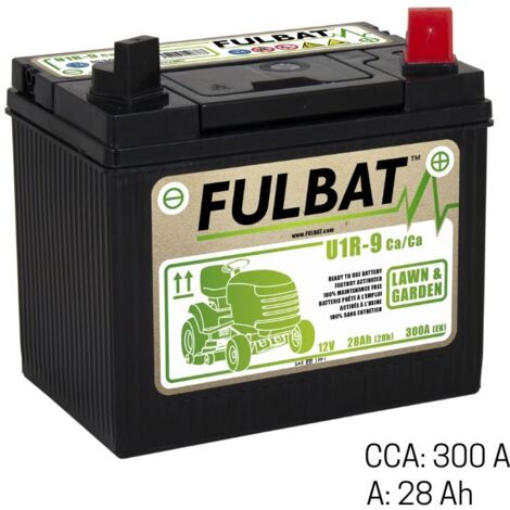 Oleo Mac – Batterie tracteur tondeuse 12V 28Ah – CCA 300A – Technologie AGM – 100% étanche – Compatible autoportées