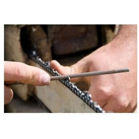 Stihl – Kit de limes rondes affûtage chaîne tronçonneuse 5.2 mm – Acier trempé – Longueur 200 mm – Pour chaînes 3/8'