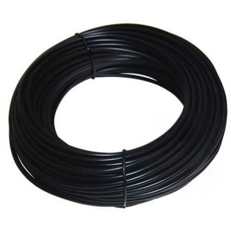 Gaine plastifiée noir pour cable de commande  3.5x7mm