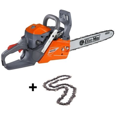 Tronçonneuse thermique Oleo Mac GSH400 + 1 chaine Carlton - coupe 41 cm, moteur 38,9 cm3