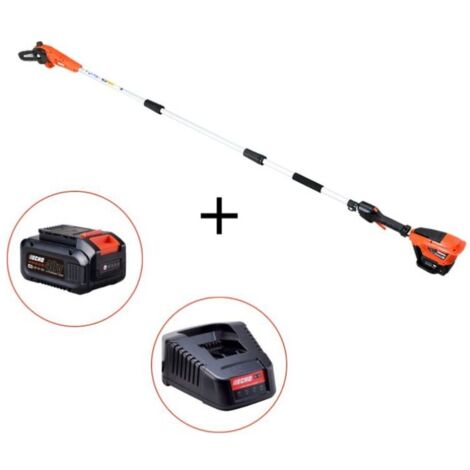 Perche élagueuse à batterie 40V – Longueur 270 cm – Autonomie jusqu'à 95 min – Système de coupe Echo pour branches fines et épaisses