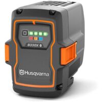 Batterie 36V 9Ah 324Wh avec Bluetooth – Refroidissement actif – IPX4 pour usage extérieur – Compatible outils Husqvarna