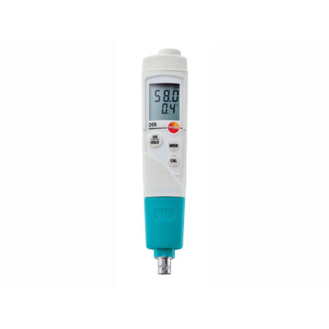 Testo 206-pH3, pHmetre avec raccord pour une sonde de pH externe