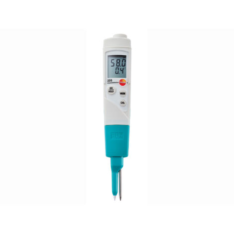 Testo 206-pH2 - pHmetre pour milieux non liquides