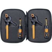 Thermomètre à pince testo 115i – Plage de mesure -40 à +150 °C – Connexion Bluetooth pour smartphones – Kit frigoriste professionnel