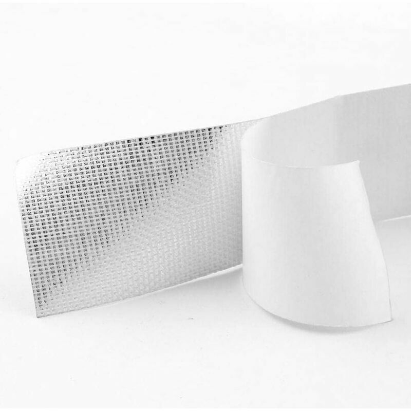 Bande Isolante Thermique échappement - 5m X 50mm, Fibre De Verre, Résiste à 280°C, Avec Attaches | Pour Moto, Voiture, Tuyaux - 4