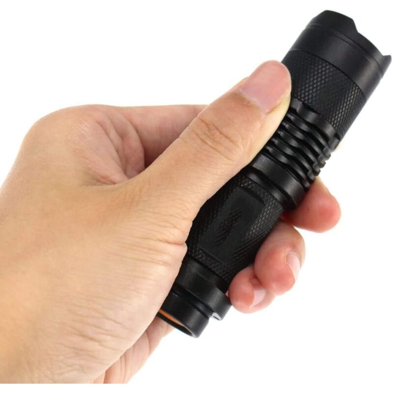 Lampe De Poche LED Bleue Étanchéité Rechargeable 800m - Idéale Chasse, Pêche, Camping Et Astronomie