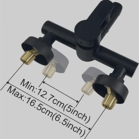 Robinet Baignoire Noir Mat Au Meilleur Prix | Leroy Merlin