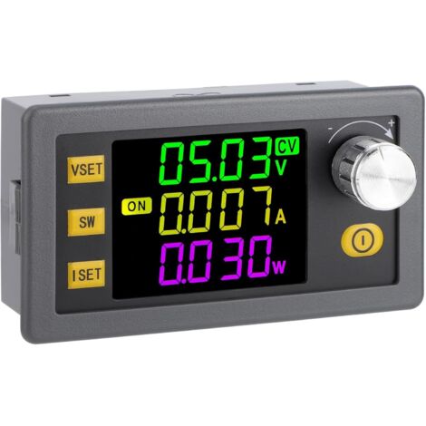 Régulateur de tension réglable, convertisseur Buck-Boost 6 V-36 V vers 0-36 V 120 W 6 A, écran LCD couleur grand angle pour voiturette de golf et panneau solaire (1/4)
