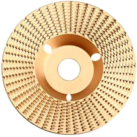 1Pc Disque Bois Meuleuse 125mm, Plat Style Disque Abrasif en Bois, Disques de Meulage du bois en Carbure de Tungstène pour Façonner, Meuler et Couper. Roues pour Meuleuse d'angle (1/4)