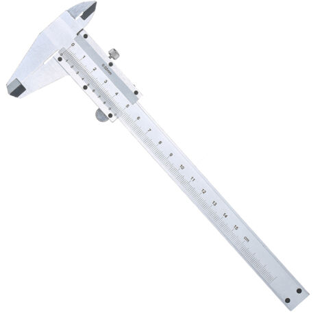 Pied à coulisse en acier inoxydable, outil de mesure 0 - 150 mm (1/5)