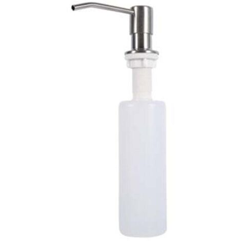Distributeur de savon d'évier ou distributeur de Lotion pour évier de cuisine Nickel brossé évier de cuisine distributeur de savon Bar évier distributeur de savon (1/5)