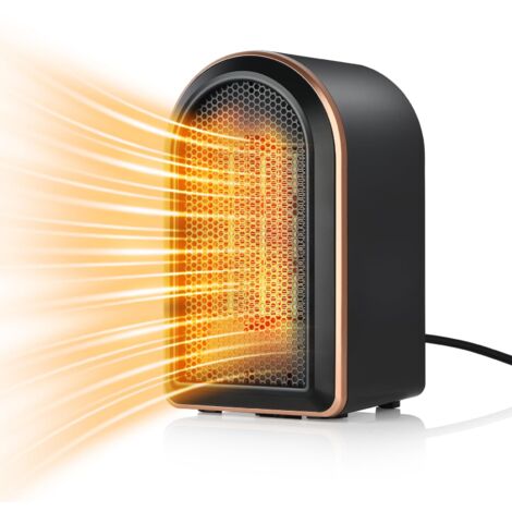 Chauffage d'espace électrique, Chauffage en céramique PTC 1200 W avec Thermostat, radiateurs soufflants pour la Maison à Faible consommation d'énergie, Protection Contre Le basculement (1/5)