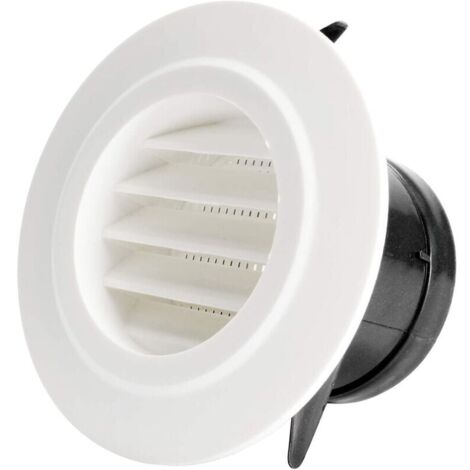 Bouche de Ventilation avec Grille de Protection - ABS (ø75mm) (1/5)