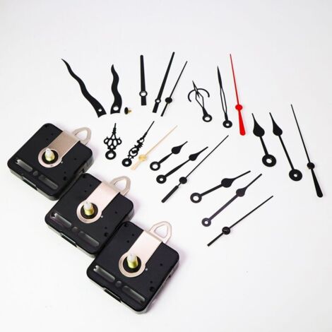 Mécanisme D'horloge à Quartz Silencieux - Arbre 20mm, Pour Bricolage, Création D'horloge Murale Personnalisée