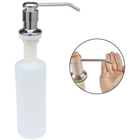 [JAMAIS UTILISÉ]Distributeur de savon d'évier ou distributeur de Lotion pour évier de cuisine Nickel brossé évier de cuisine distributeur de savon Bar évier distributeur de savon (1/5)