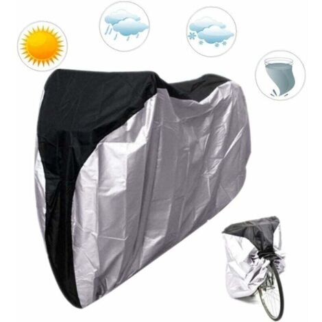 Vtizikl Housse de Protection pour Vélo Imperméable Anti-Pluie Anti-poussière Anti-Chaleur Bâche de Moto Bicyclette Vélo (1/4)