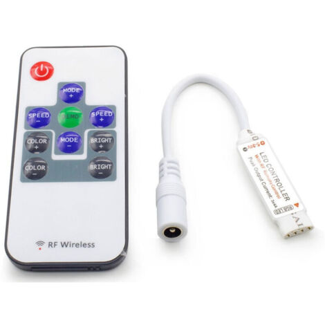 CONTROLLER DIMMER RGB CON TELECOMANDO 12-24V 18A