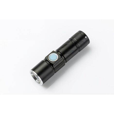 Torche UV, Torche UV Rechargeable USB avec Lumière Noire 395nm Torche UV Zoomable (1/5)