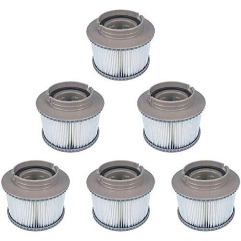 Lot de 6 filtres de rechange pour MSpa FD2089, cartouche de filtre pour piscine, et spas (1/5)