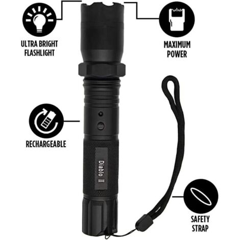 Lampe de poche militaire, lampe de poche multimode rechargeable, lumière blanche (1/4)