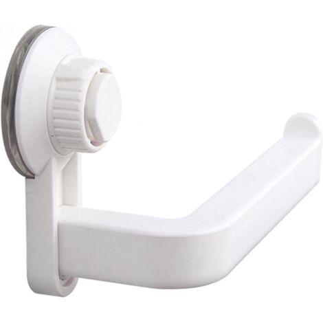 Porte-Rouleau de Papier Toilette, Porte-Papier hygiénique Auto-adhésif, Support de Papier Mural à Coller sur Le Mur sans perçage, Forte adhérence, pour Cuisine de Salle de Bain(Blanc cassé) (1/5)