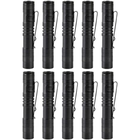Torche stylo LED Mini torche de camping torche de camping étanche 10 pièces (sans batterie) (1/5)